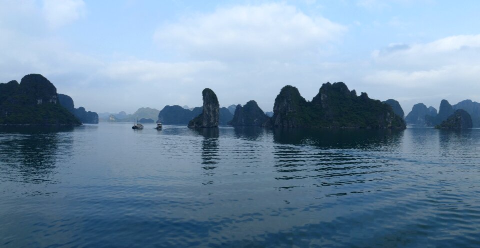 Nature halong bay landscape