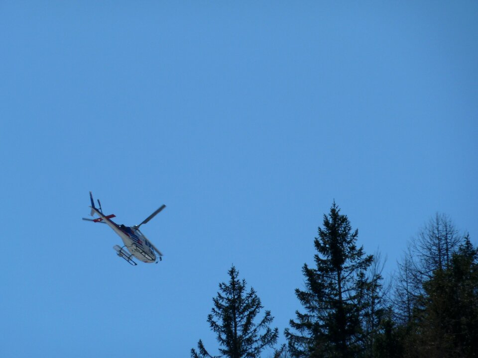 Helicopter sky fly