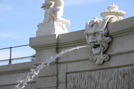 Gargoyle neptunbrunnen schlossgarten photo