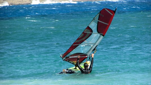 Wind windsurfer speed photo