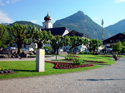 Salzburger land mountains strobl