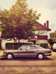 Vintage vintage cars car driving photo