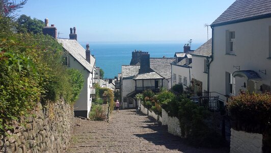 Coastal steep village photo