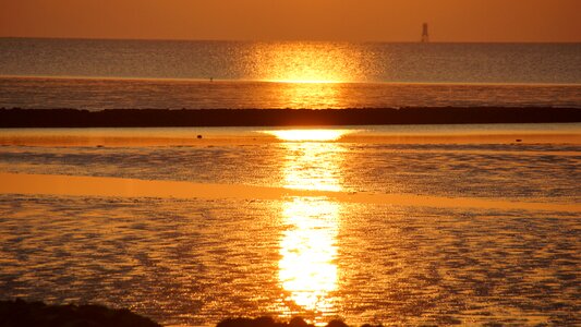 Abendstimmung sea water