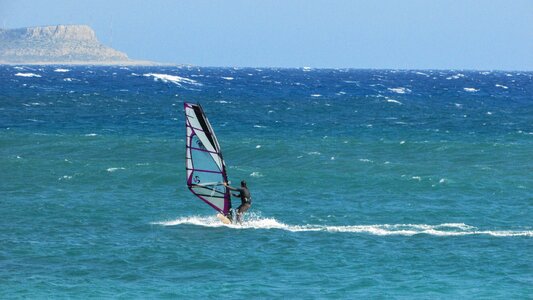 Wind windsurfer speed