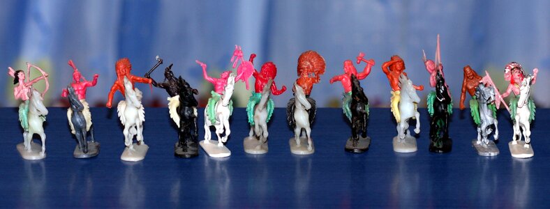 Figurines plastic horses
