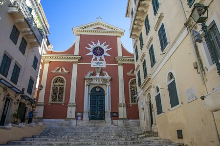 Temple ionian stairs photo