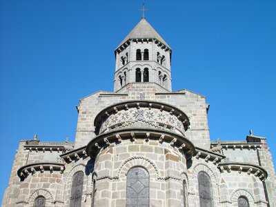 Romanesque art romanesque church auvergne
