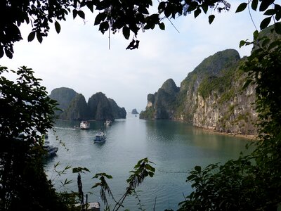 Nature halong bay landscape photo