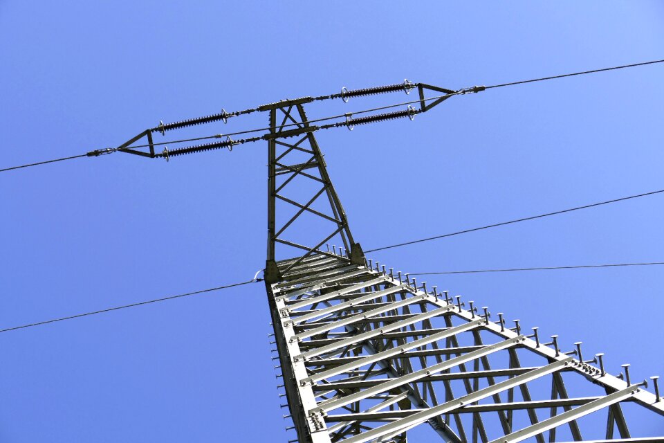 Strommast power line energy