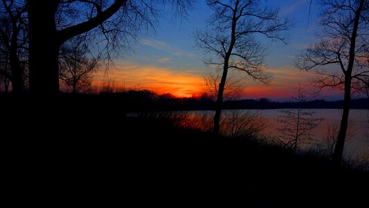 Abendstimmung evening blue hour