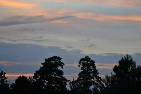 Twilight finnish clouds photo