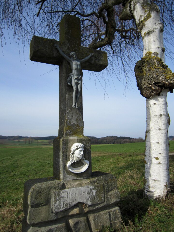 Religion faith wayside cross