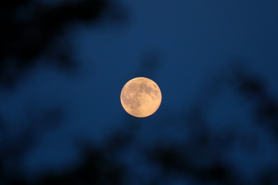 Super moon full moon sky