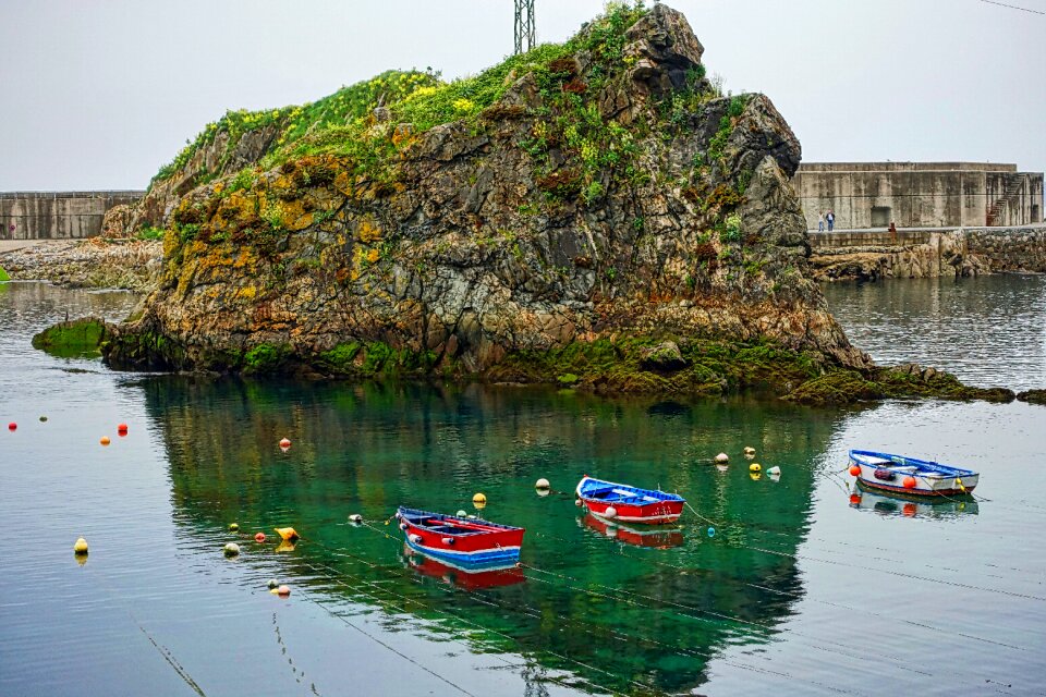 Bay harbour reflection