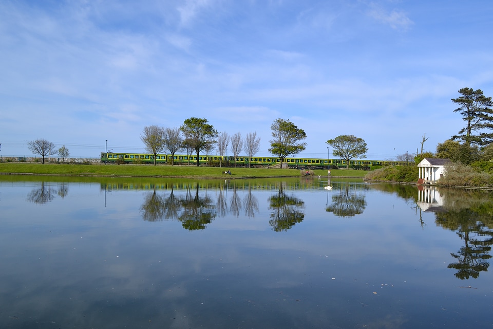 Green blue peaceful