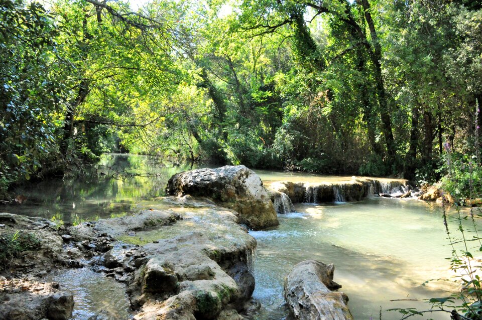 Water mountain landscape