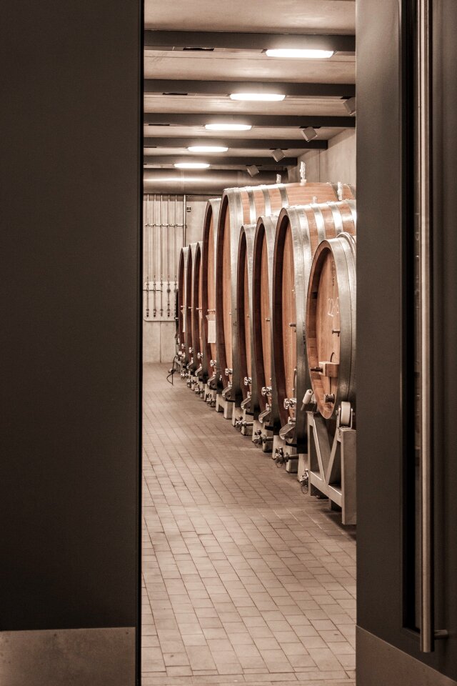 Barrels wooden barrels wine barrels