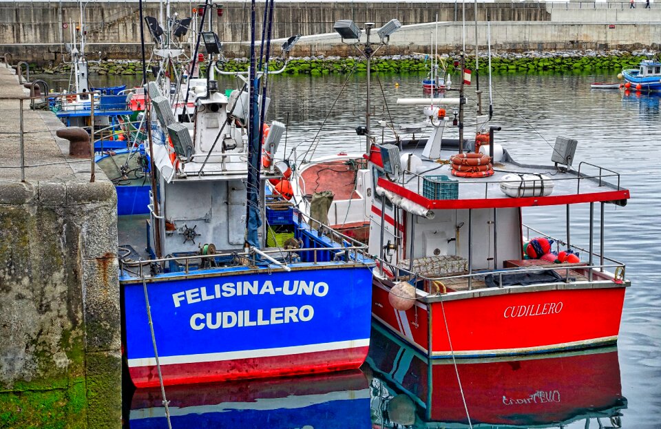 Harbour nautical vessels photo