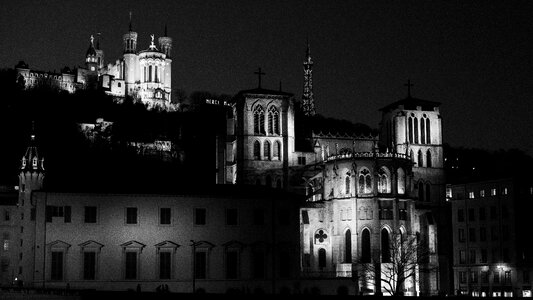 Lights night monuments