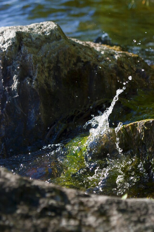 Green natural rock