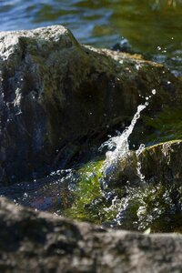 Green natural rock