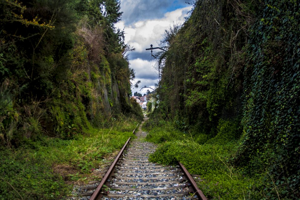 Railway rails galicia