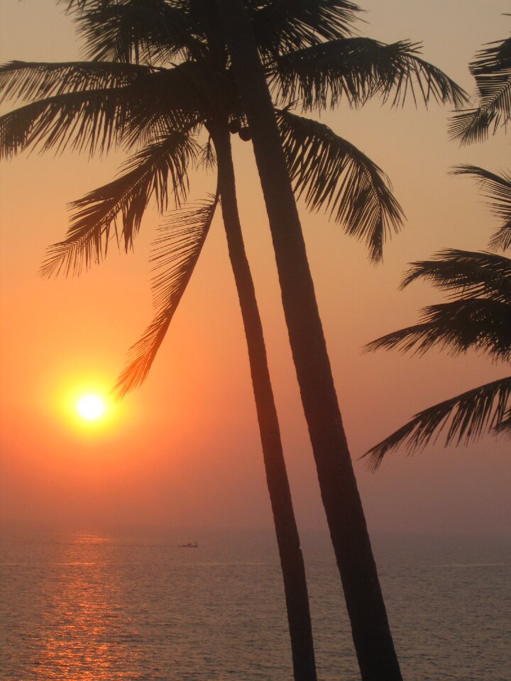 Sunset india goa