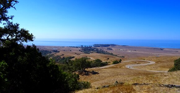 Pacific coastline road