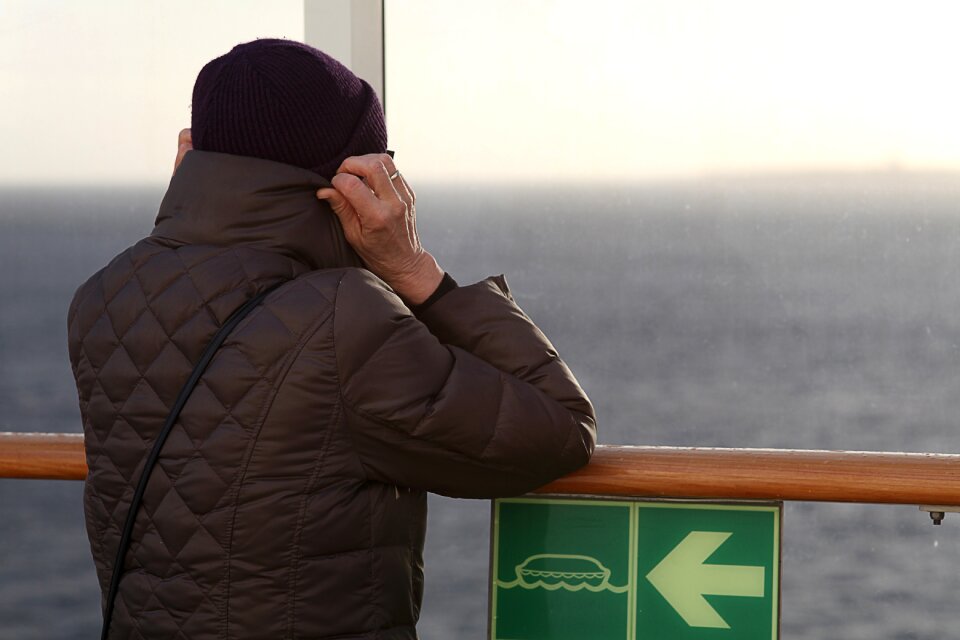 Horizon baltic sea on bord