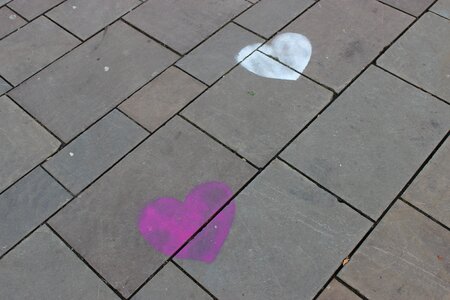 Love white pink