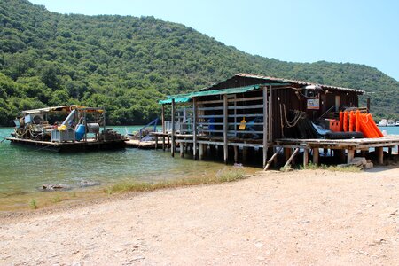 Coast fishing house