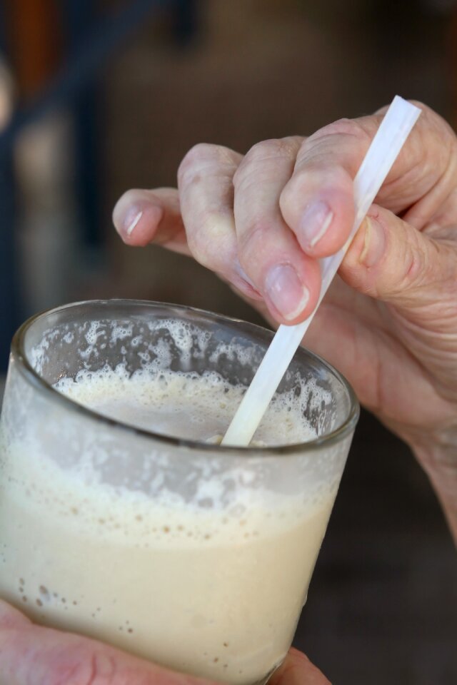 Caramel cocktail cream photo