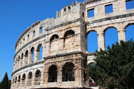 Monuments roman amphitheater photo