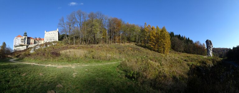 Landscape castle monument