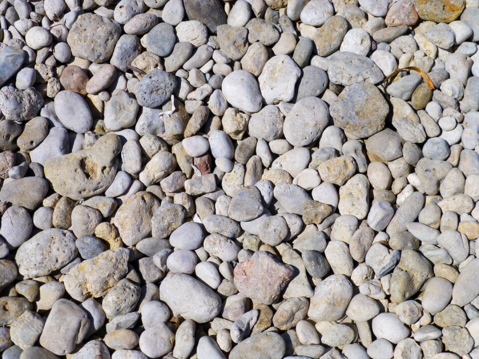Pebble sea sand beach