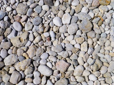 Pebble sea sand beach photo