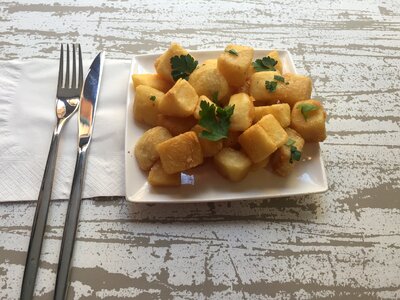 Meals potatos menu