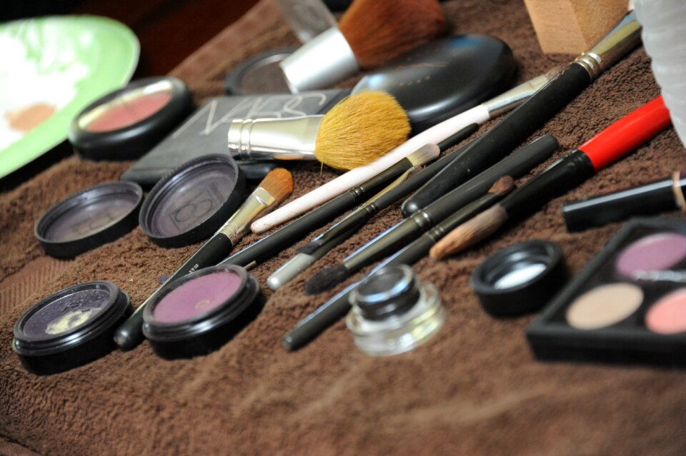 Fashion glamour brown makeup