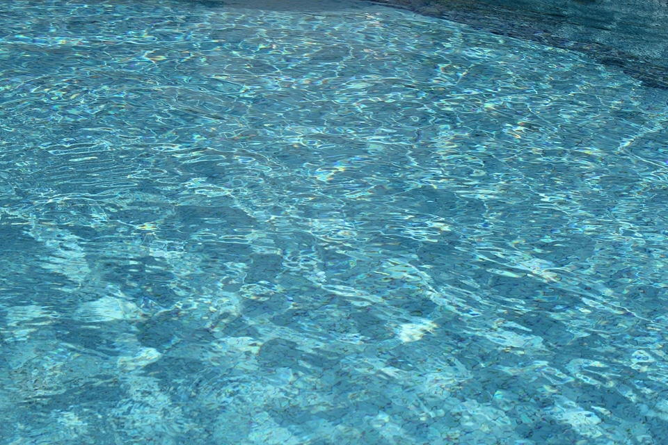 Smooth blurry water clear water