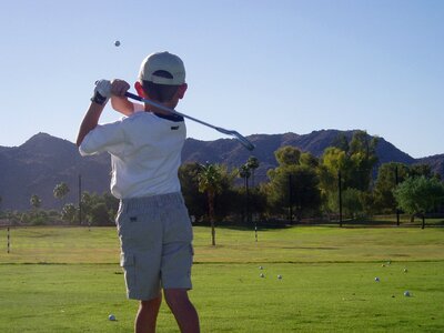 Boy blue golf