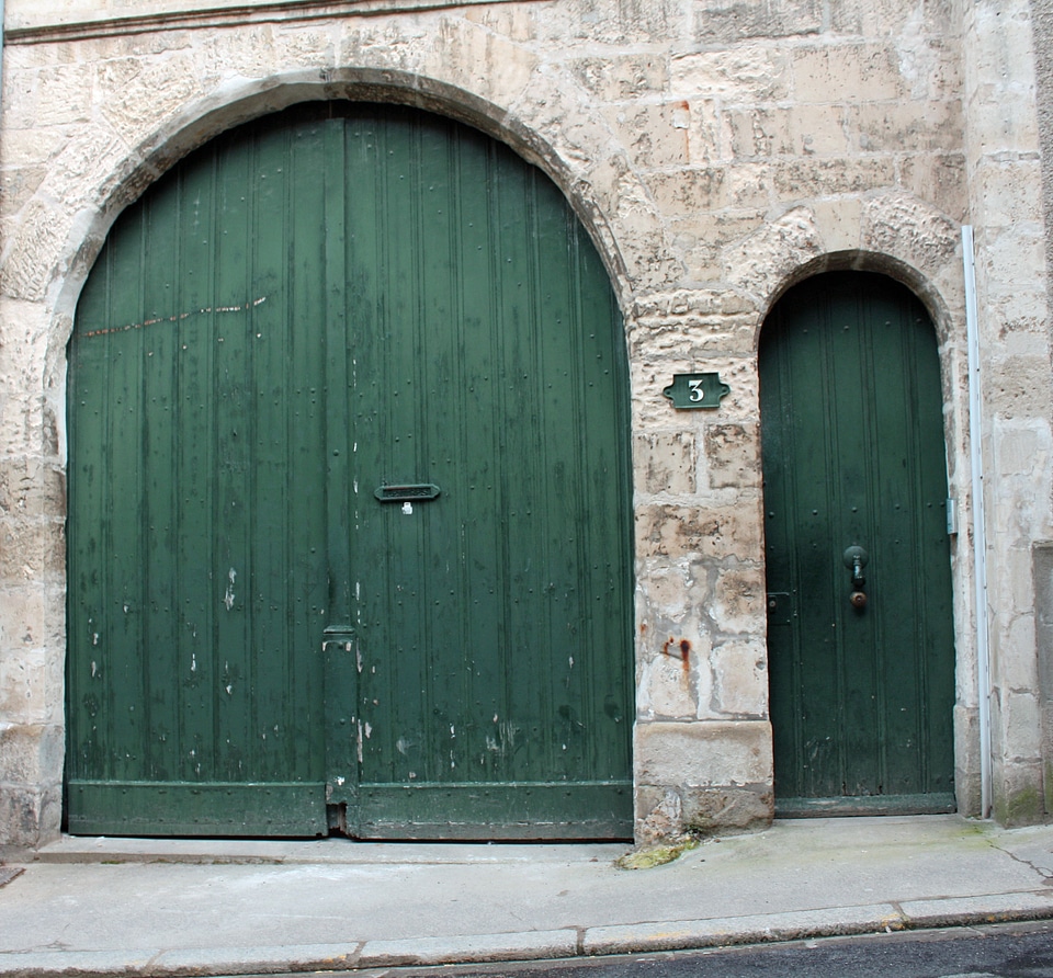Ancient old arched