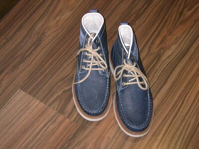 Shoe blue shoes foot