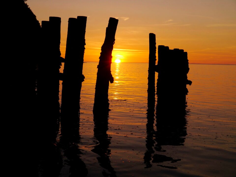 Nature sea abendstimmung