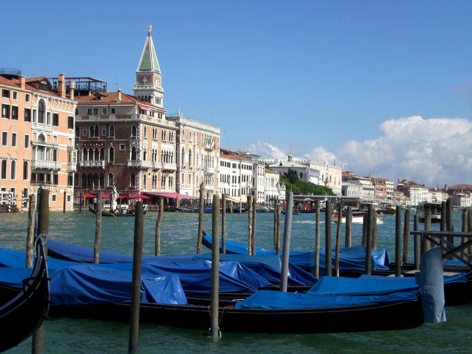 Italy boats canal grande
