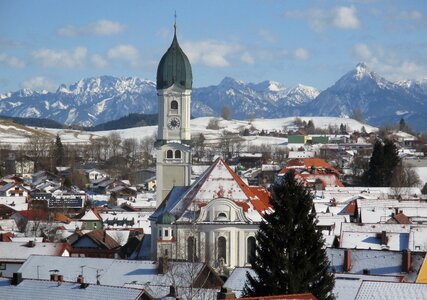 Nesselwang winter snow