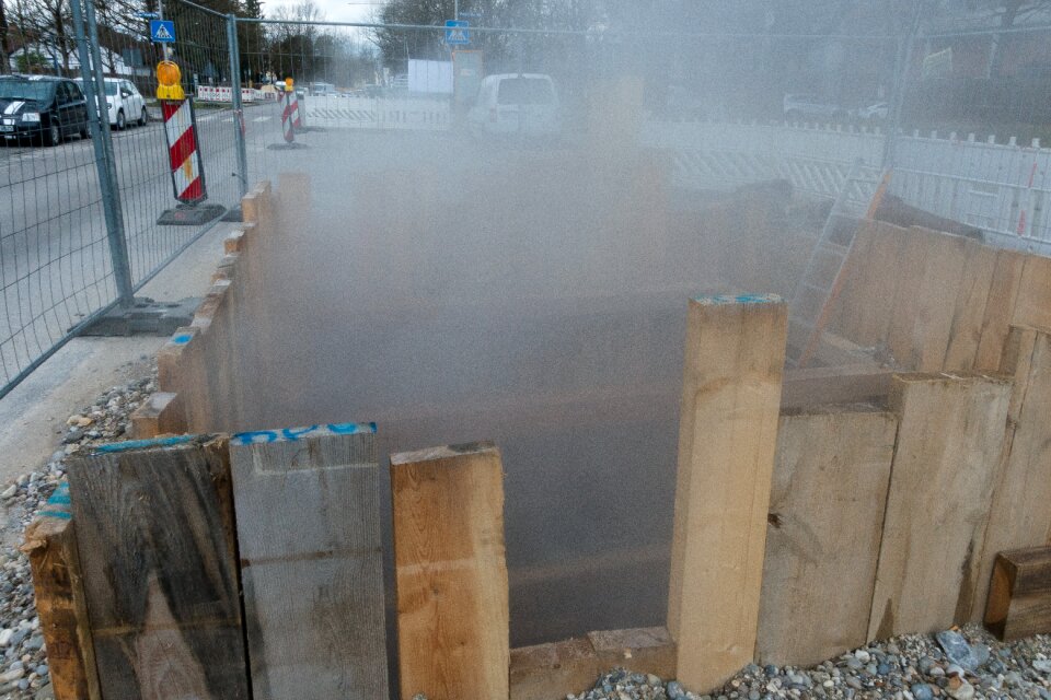 Water vapor leak repair