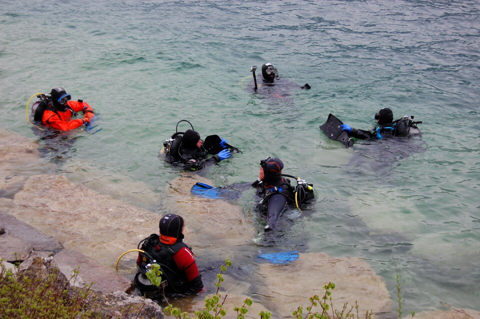 Diving weekend swimming