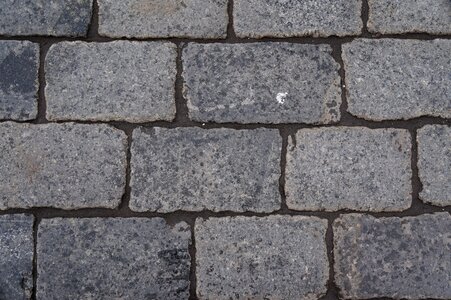 Ground weathered natural stones