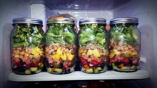 Food healthy jar